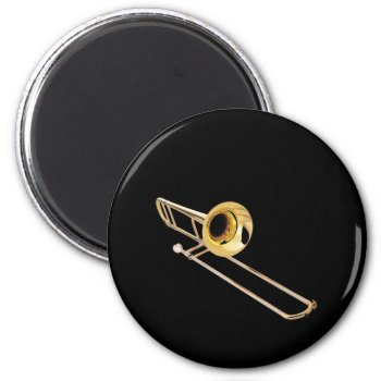 "trombone" Design Gifts And Products Magnet by yackerscreations at Zazzle