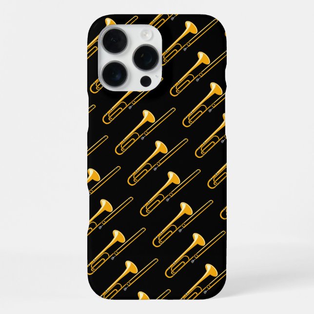 Trombone Drawing Iphone Case (Back)