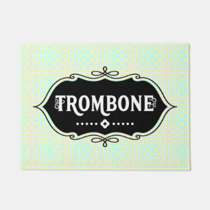 Trombone Emblem Doormat