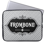 Trombone Emblem Laptop Sleeve