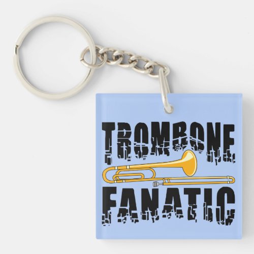 Trombone Fanatic Keychain