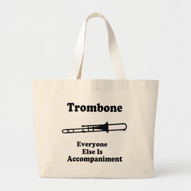 Trombone Gift Large Tote Bag (Front)