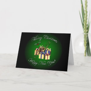 Trombone ~Gifts “Merry Christmas & Happy New Year" Holiday Card