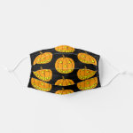 Trombone Halloween Pumpkin Cloth Face Mask