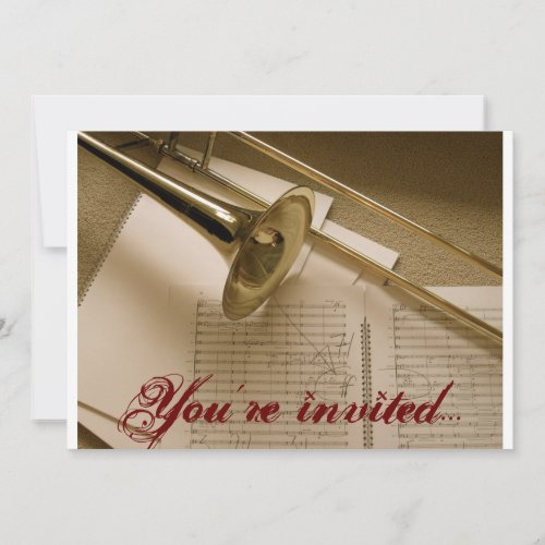 Trombone invitation