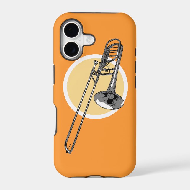 Trombone Iphone Case (Back)
