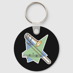trombone keychain