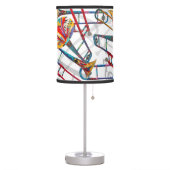 Trombone Lamp Colorful Trombone Design by Juleez (Left)