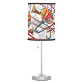 Trombone Lamp Colorful Trombone Design by Juleez (Right)