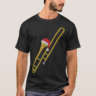Trombone Marching Band Ugly Christmas Shirt Gift