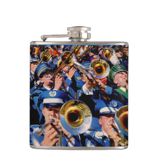 trombone mob AKA band geeks gone wild Hip Flask