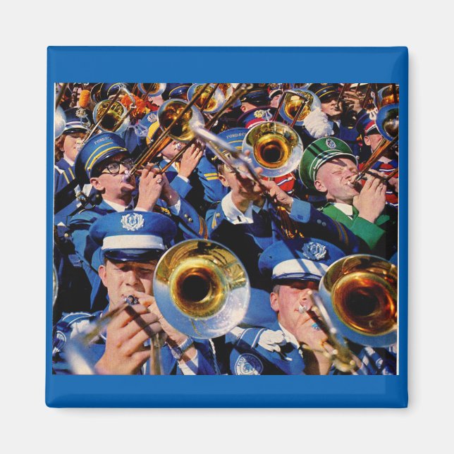 trombone mob AKA band geeks gone wild Magnet (Front)