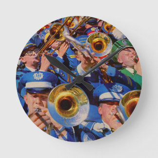 trombone mob AKA band geeks gone wild Round Clock