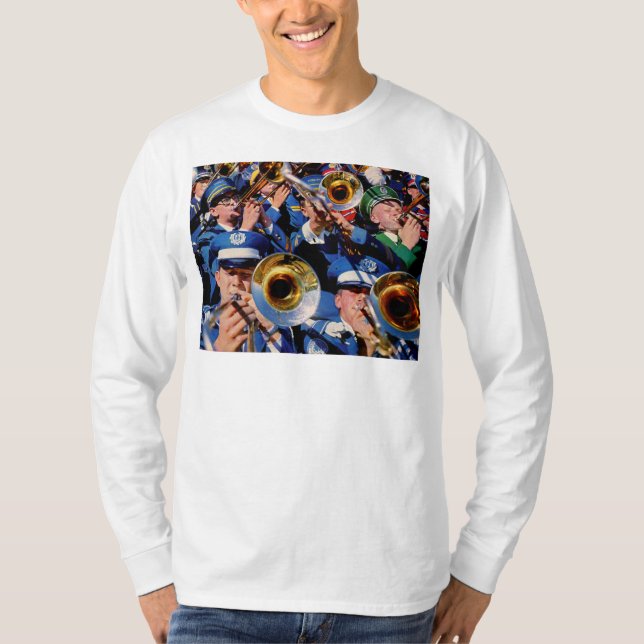 trombone mob AKA band geeks gone wild T-Shirt (Front)