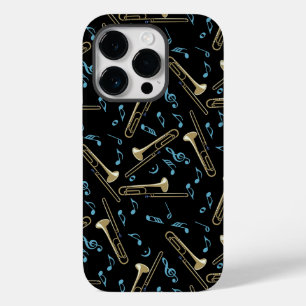 Trombone Music Notes Case-Mate iPhone 14 Pro Case