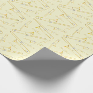 Trombone Music Teacher Wrapping Paper