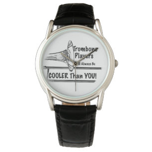 Trombone Musician Cooler than You Wrist Watch
