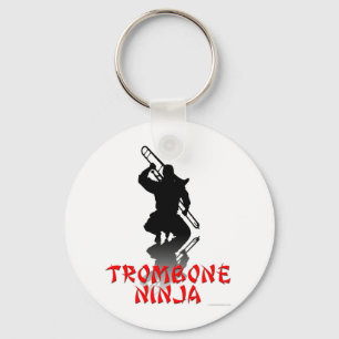 Trombone Ninja Keychain