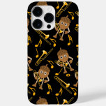 Trombone Nut Music Notes Black Case-Mate iPhone 14 Pro Max Case