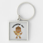 Trombone Nut Text Keychain