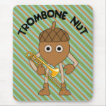 Trombone Nut Text Mouse Pad