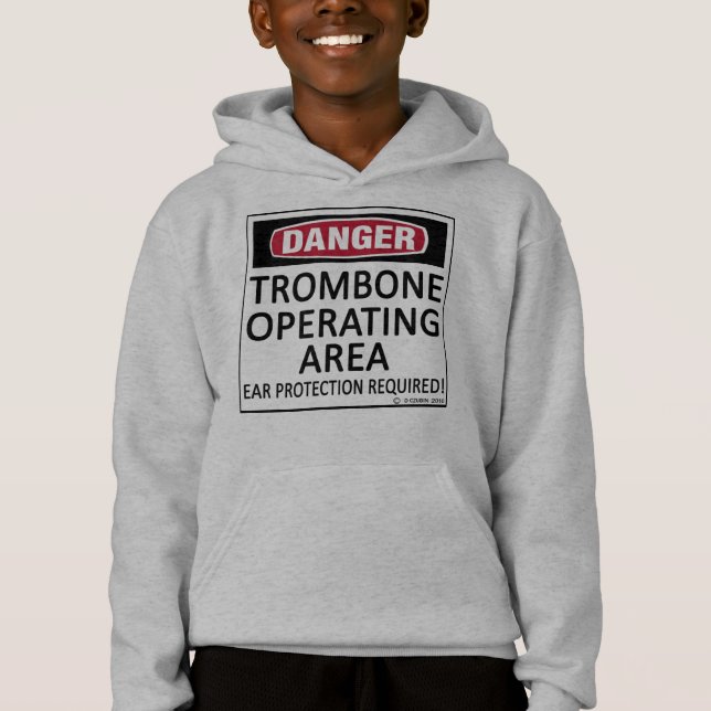 Trombone Operating Area Hoodie (Front)