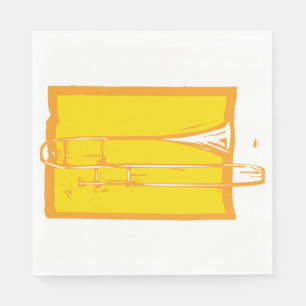 Trombone Paper Napkins