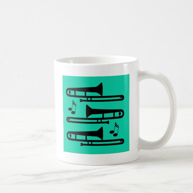 Trombone Player Coffee Mug (Right)