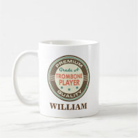 Trombone Player Personalized Office Mug Gift