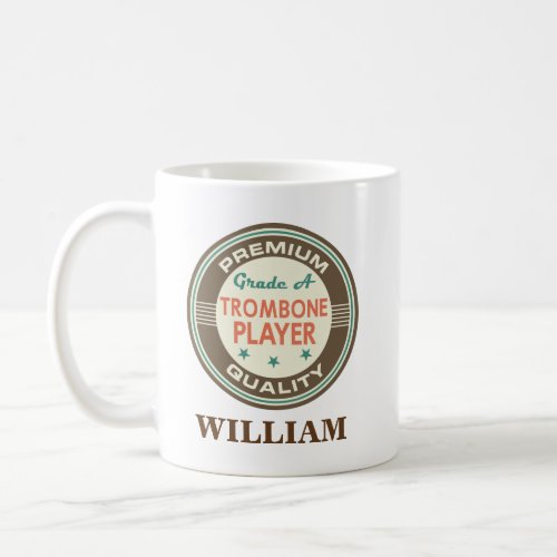 Trombone Player Personalized Office Mug Gift