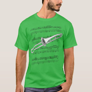 Trombone Player Trombonist Brass Musician T-Shirt