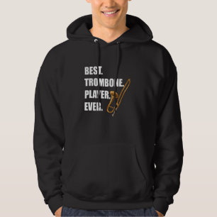 Trombone Player Trombonist Musical Instrument Trom Hoodie