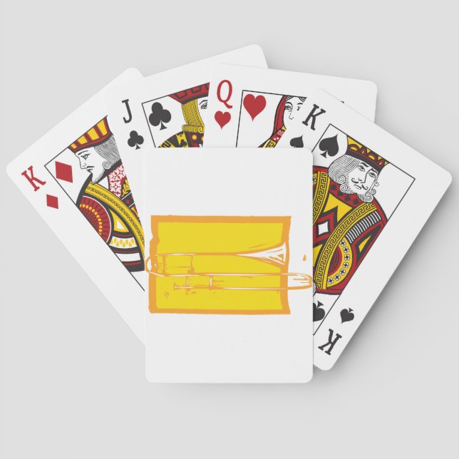 Trombone Playing Cards (Back)