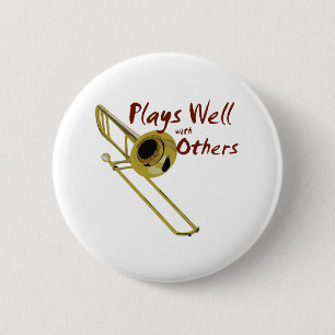 Trombone Plays Well Button