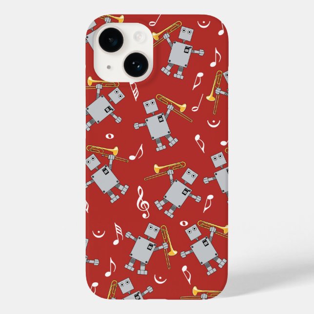 Trombone Robot Case-Mate iPhone Case (Back)