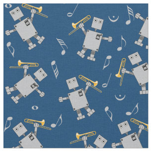 Trombone Robot Fabric