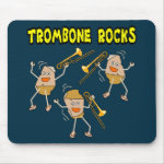 Trombone Rocks Mouse Pad