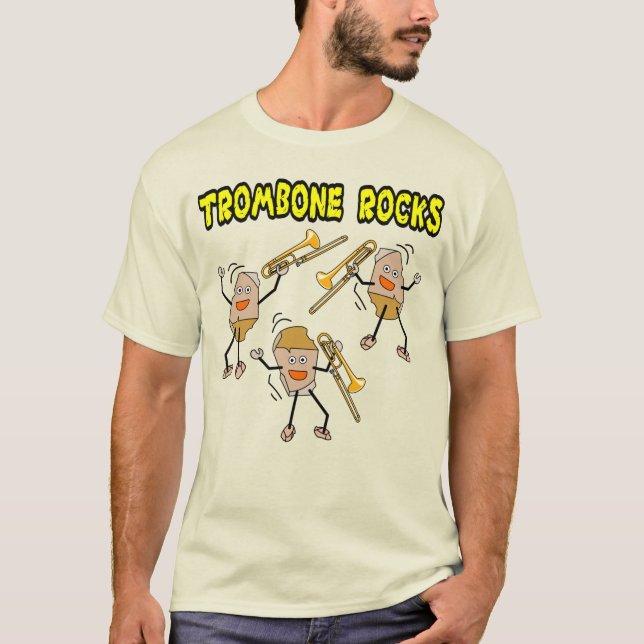 Trombone Rocks T-Shirt (Front)