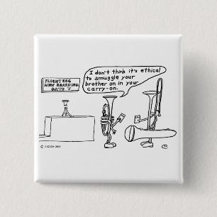 Trombone Smuggling Pinback Button
