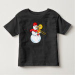 Trombone Snowman Toddler T-shirt