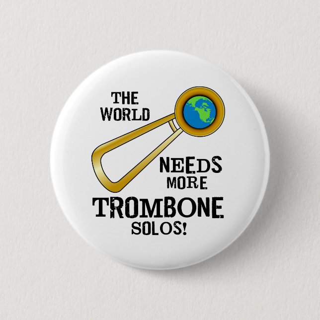 Trombone Solos Button (Front)