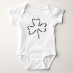 Trombone Text Shamrock Baby Bodysuit