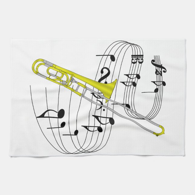 Trombone Towel (Horizontal)