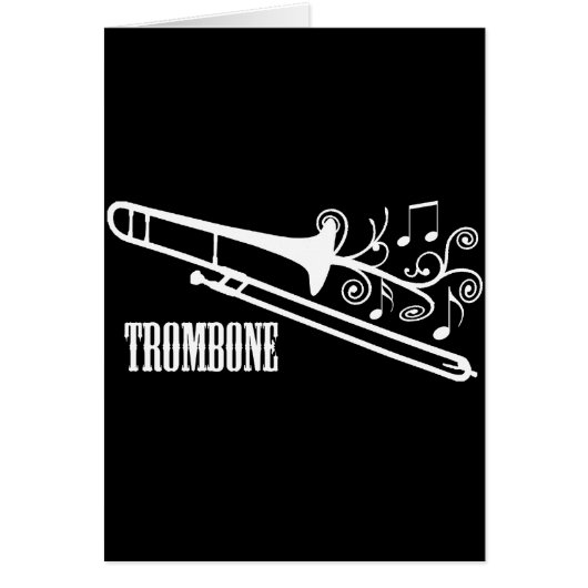 Trombone Vector Design Cards (Front)