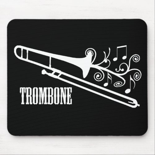 Trombone Vector Design Mouse Pad