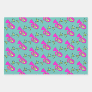 Trombone Wrapping Paper Sheets