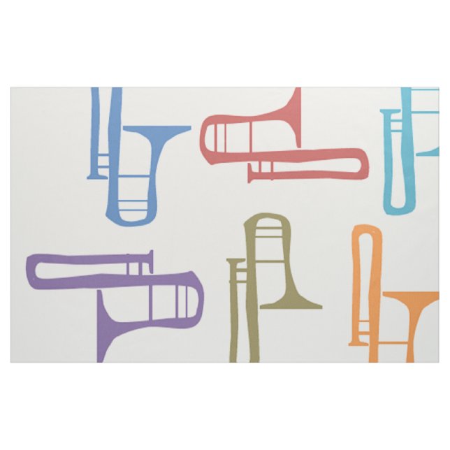 Trombones Fabric (Fat Quarter)
