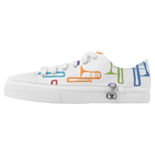 Trombones Low-Top Sneakers (Left Shoe Outside)