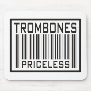 Trombones Priceless Mouse Pad