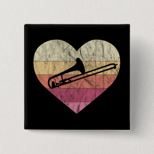 Trombonist Loves Playing Trombone Button